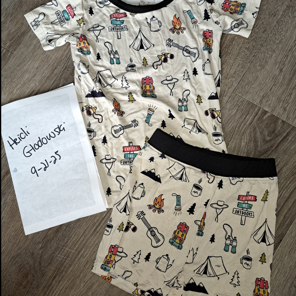 Camping Themed Pajama Set